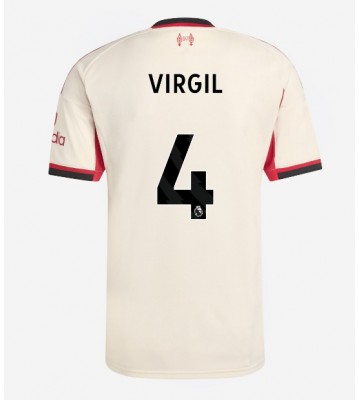 Liverpool Virgil van Dijk #4 Udebanetrøje 2025-26 Kort ærmer